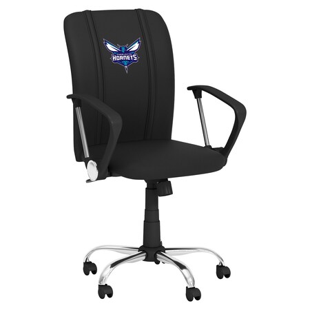 Dreamseat Curve Task Chair with Charlotte Hornets Primary Logo XZOCCURVE-PSNBA30021